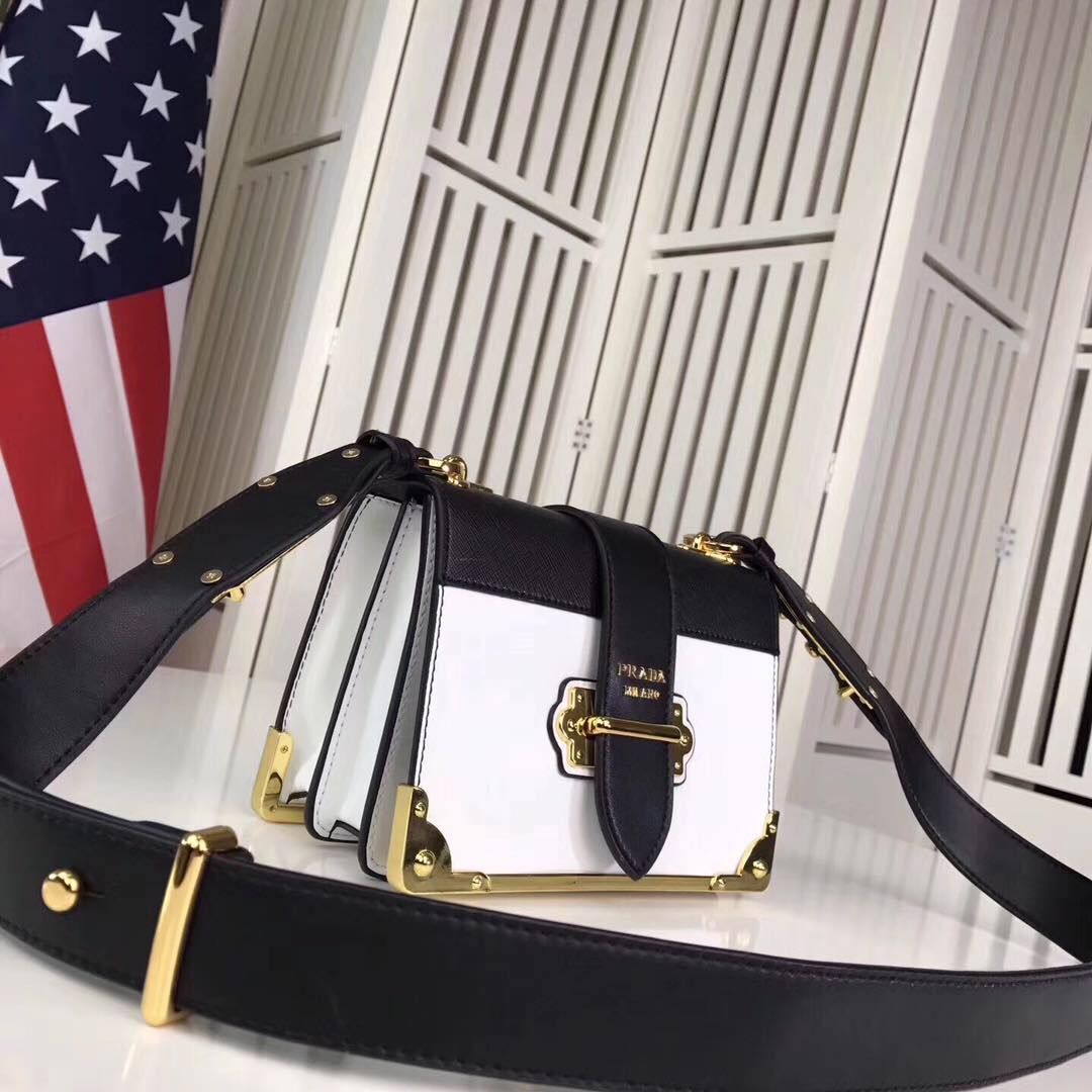 PRADA Shoulder Flap Bag Original Leather 1BD045 PRADA Shoulder Flap Bag Original Leather 1BD045