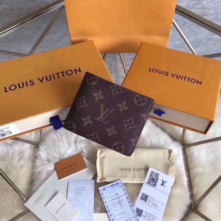 Louis Vuitton Monogram Canvas MULTIPLE WALLET M60895
