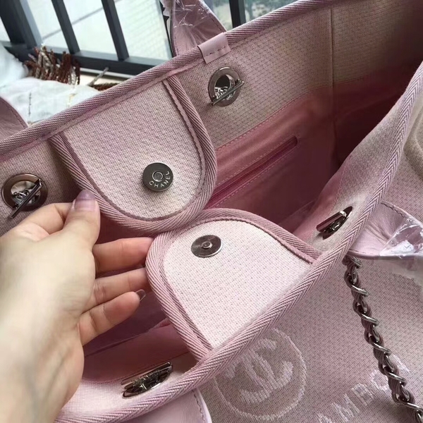 Chanel Deauville Tote Bag Original Canvas Leather A68047-15 Chanel Deauville Tote Bag Original Canvas Leather A68047-15