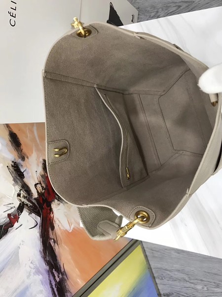 CELINE Sangle Seau Bag in Calfskin Leather C3369 Apricot CELINE Sangle Seau Bag in Calfskin Leather C3369 Apricot