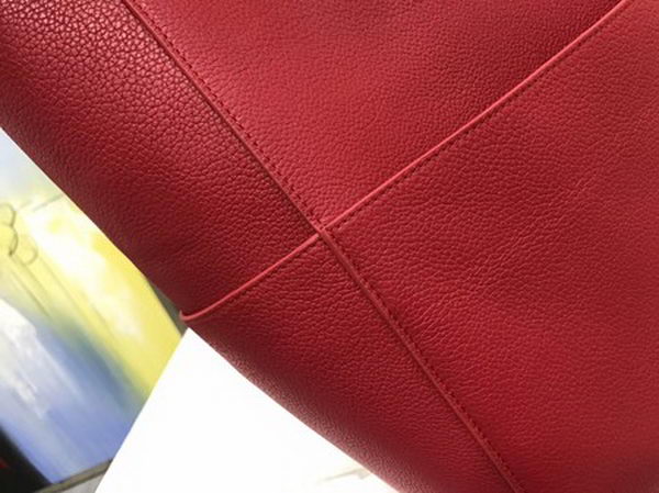 CELINE Sangle Seau Bag in Calfskin Leather C3369 Red CELINE Sangle Seau Bag in Calfskin Leather C3369 Red