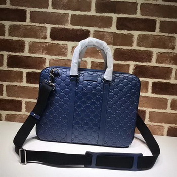 Gucci Signature leather duffle 451169 Blue