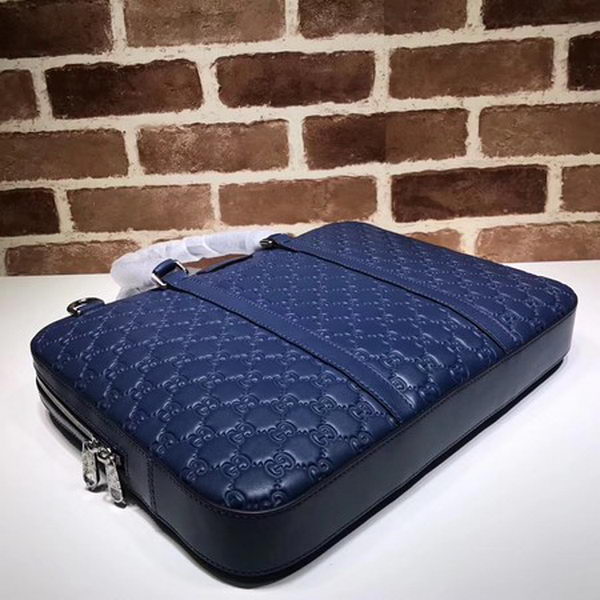 Gucci Signature leather duffle 451169 Blue Gucci Signature leather duffle 451169 Blue