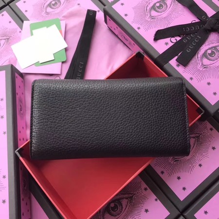 Gucci GG Marmont Matelasse Leather Wallet 400586 Black Gucci GG Marmont Matelasse Leather Wallet 400586 Black