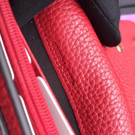 Gucci GG Marmont Matelasse Leather Wallet 400586 Red Gucci GG Marmont Matelasse Leather Wallet 400586 Red