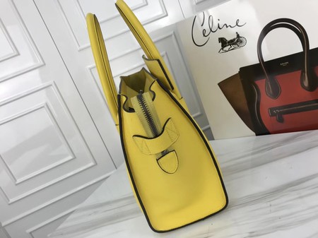 Celine Luggage Micro Tote Bag Original Leather CLY33081M Lemon Celine Luggage Micro Tote Bag Original Leather CLY33081M Lemon