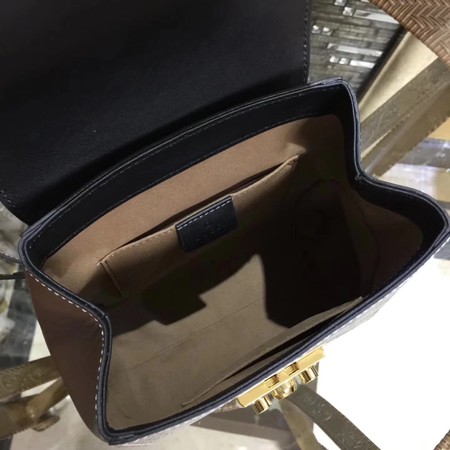 Gucci Padlock GG Supreme Backpack 498194 Black Gucci Padlock GG Supreme Backpack 498194 Black