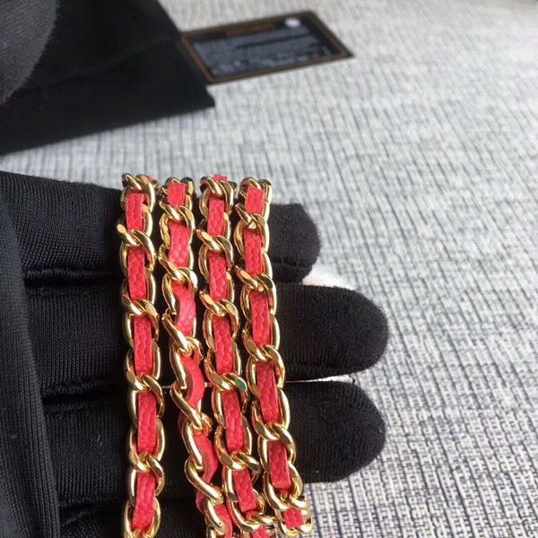 Chanel WOC Flap Shoulder Bag Pink Calfskin Leather A33814 Gold Chanel WOC Flap Shoulder Bag Pink Calfskin Leather A33814 Gold