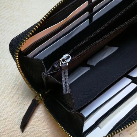 Gucci Leather Zip Around Wallet 456117 Black Gucci Leather Zip Around Wallet 456117 Black