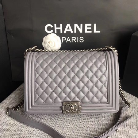 Boy Chanel Flap Bags Original Sheepskin Leather A67088 Grey Boy Chanel Flap Bags Original Sheepskin Leather A67088 Grey
