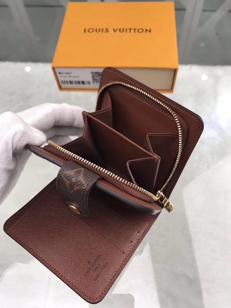 Louis Vuitton M61667 Monogram Canvas Zipped Compact Wallet Louis Vuitton M61667 Monogram Canvas Zipped Compact Wallet