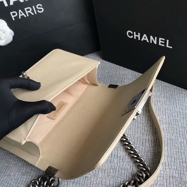 Boy Chanel Original Chevron Leather 67086 Camel Boy Chanel Original Chevron Leather 67086 Camel