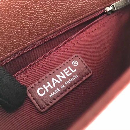 Boy Chanel Flap Shoulder Bag Wine Original Cannage Pattern A67087 Silver Boy Chanel Flap Shoulder Bag Wine Original Cannage Pattern A67087 Silver