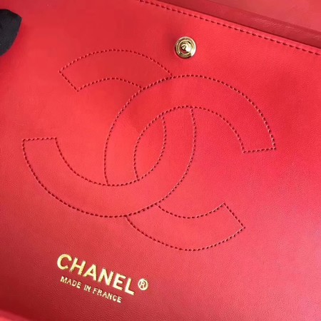 Chanel Maxi Quilted Classic Flap Bag Red Sheepskin Leather A58601 Gold Chanel Maxi Quilted Classic Flap Bag Red Sheepskin Leather A58601 Gold