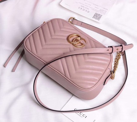 Gucci GG Marmont Small Shoulder Bag 447632 Deep Pink Gucci GG Marmont Small Shoulder Bag 447632 Deep Pink