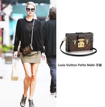 Louis Vuitton Petite Malle Monogram Canvas Bag M40273 Louis Vuitton Petite Malle Monogram Canvas Bag M40273