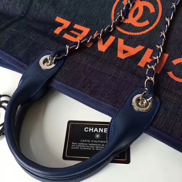 Chanel Medium Original Canvas Leather Tote Shopping Bag 66941F Chanel Medium Original Canvas Leather Tote Shopping Bag 66941F