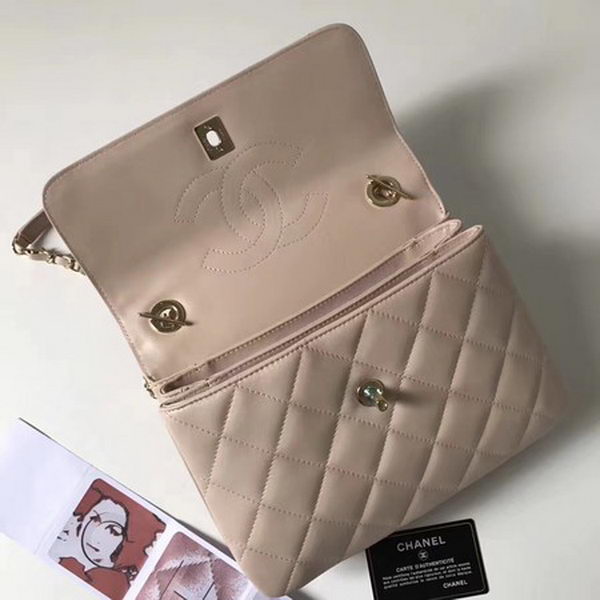 Chanel Classic Top Handle Bag Sheepskin Leather CHA2371 OffWhite Chanel Classic Top Handle Bag Sheepskin Leather CHA2371 OffWhite