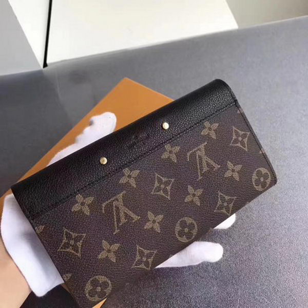 Louis Vuitton Monogram Canvas PALLAS WALLET M58414 Black Louis Vuitton Monogram Canvas PALLAS WALLET M58414 Black