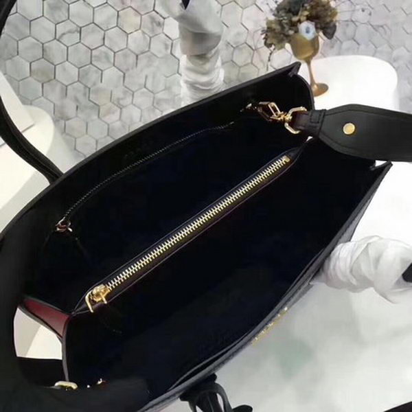 Prada Bibliotheque Medium Saffiano Top-Handle Tote Bag 1BG088 Black Prada Bibliotheque Medium Saffiano Top-Handle Tote Bag 1BG088 Black