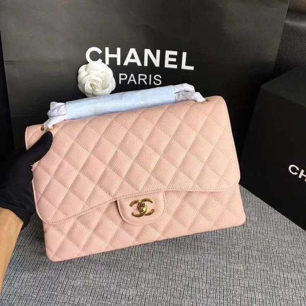 Chanel Flap Shoulder Bags Pink Original Calfskin Leather CF1113 Gold Chanel Flap Shoulder Bags Pink Original Calfskin Leather CF1113 Gold