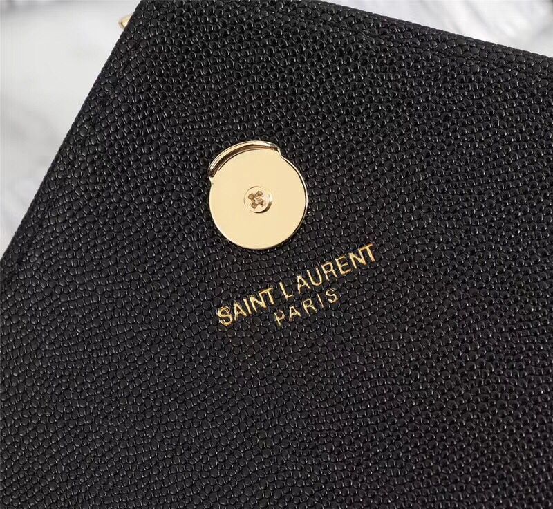 Yves Saint Laurent Cross-body Caviar leather Shoulder Bag 487256 black Yves Saint Laurent Cross-body Caviar leather Shoulder Bag 487256 black
