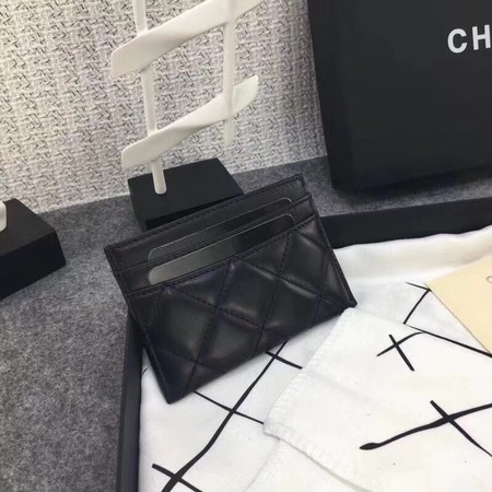 Chanel Original sheepskin Wallet C9303 Black