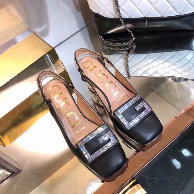 Gucci High-heeled shoes GG1376LD Black Heel high 6CM