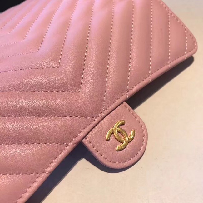 Chanel Classic Flap Wallet A80758 pink