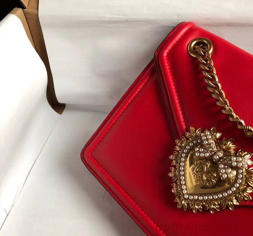 Dolce & Gabbana Calfskin Leather 4046 red Dolce & Gabbana Calfskin Leather 4046 red