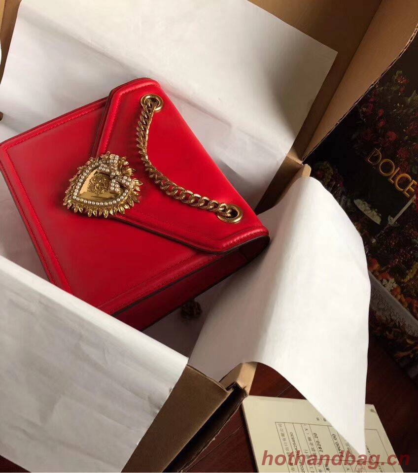 Dolce & Gabbana Calfskin Leather 4046 red Dolce & Gabbana Calfskin Leather 4046 red