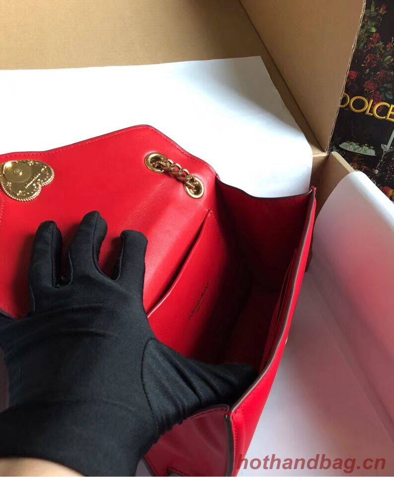 Dolce & Gabbana Calfskin Leather 4046 red Dolce & Gabbana Calfskin Leather 4046 red