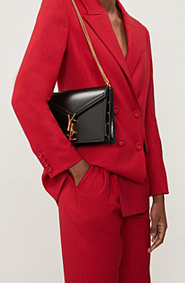 SAINT LAURENT Cassandra shoulder bag 96156 black SAINT LAURENT Cassandra shoulder bag 96156 black