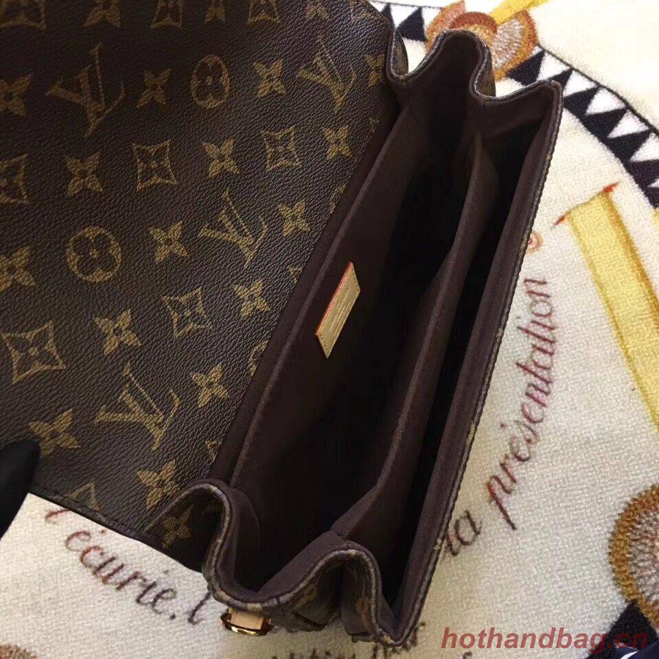 Louis Vuitton Monogram Canvas Pochette Metis Original Leather M40780 Louis Vuitton Monogram Canvas Pochette Metis Original Leather M40780