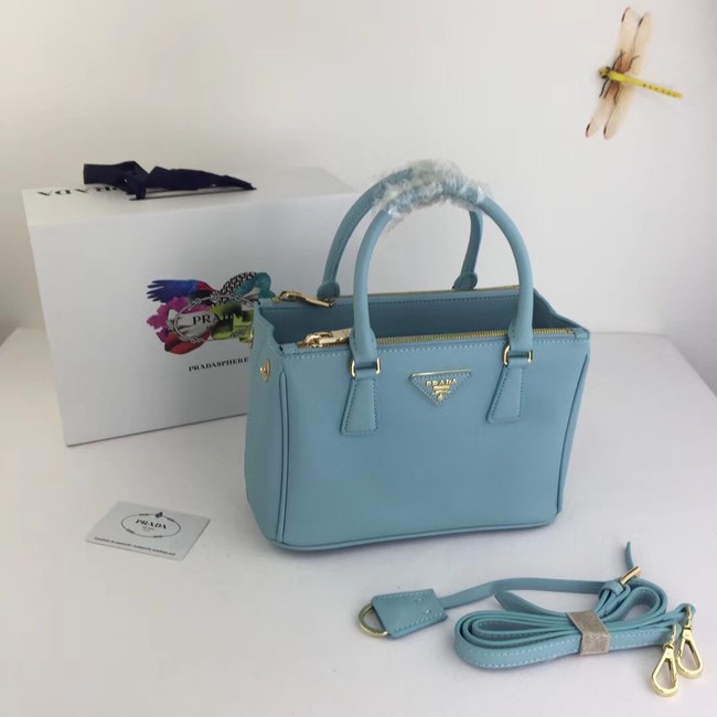 Prada Galleria Small Saffiano Leather Bag BN2316 light blue