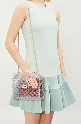 VALENTINO Rockstud Plexy shoulder bag 2687 VALENTINO Rockstud Plexy shoulder bag 2687