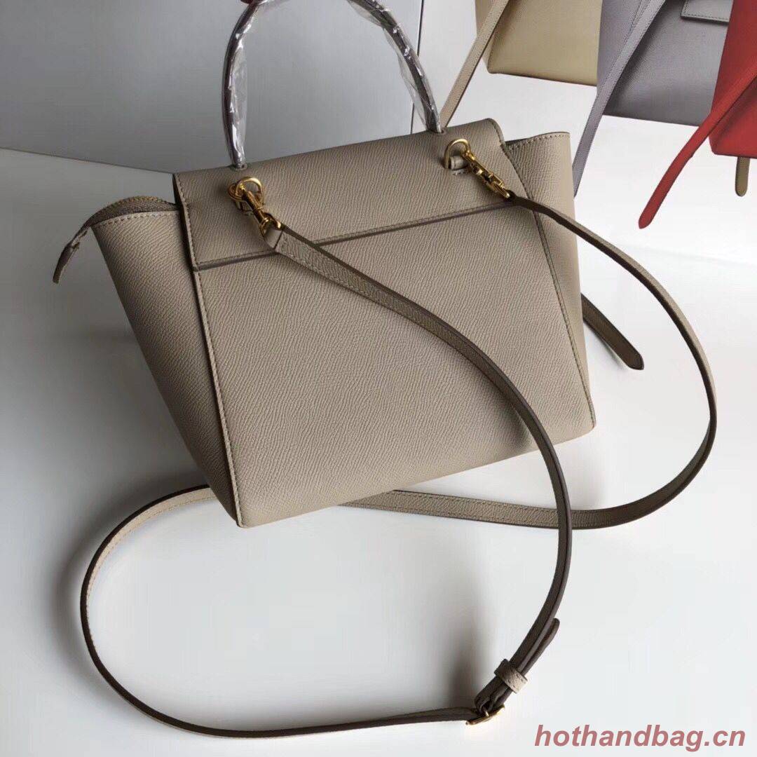 Celine NANO BELT BAG IN GRAINED CALFSKIN 99970 Dark Brown Celine NANO BELT BAG IN GRAINED CALFSKIN 99970 Dark Brown