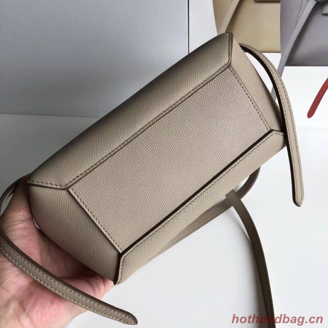 Celine NANO BELT BAG IN GRAINED CALFSKIN 99970 Dark Brown Celine NANO BELT BAG IN GRAINED CALFSKIN 99970 Dark Brown