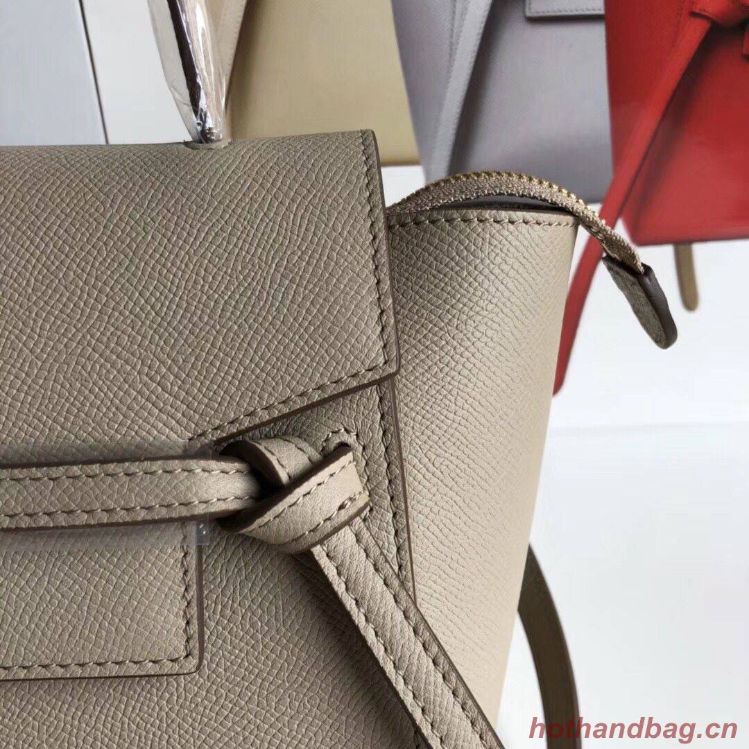 Celine NANO BELT BAG IN GRAINED CALFSKIN 99970 Dark Brown Celine NANO BELT BAG IN GRAINED CALFSKIN 99970 Dark Brown