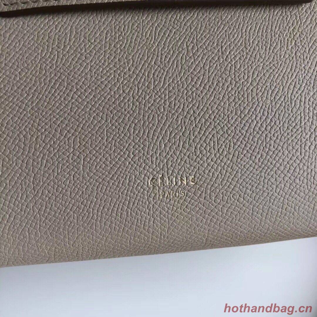 Celine NANO BELT BAG IN GRAINED CALFSKIN 99970 Dark Brown Celine NANO BELT BAG IN GRAINED CALFSKIN 99970 Dark Brown