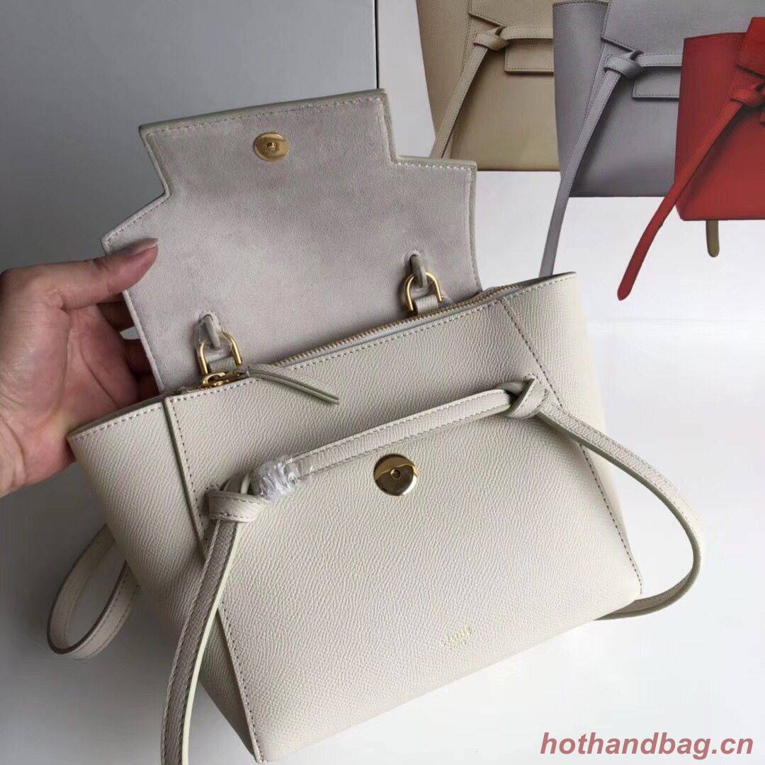 Celine NANO BELT BAG IN GRAINED CALFSKIN 99970 Offwhite Celine NANO BELT BAG IN GRAINED CALFSKIN 99970 Offwhite