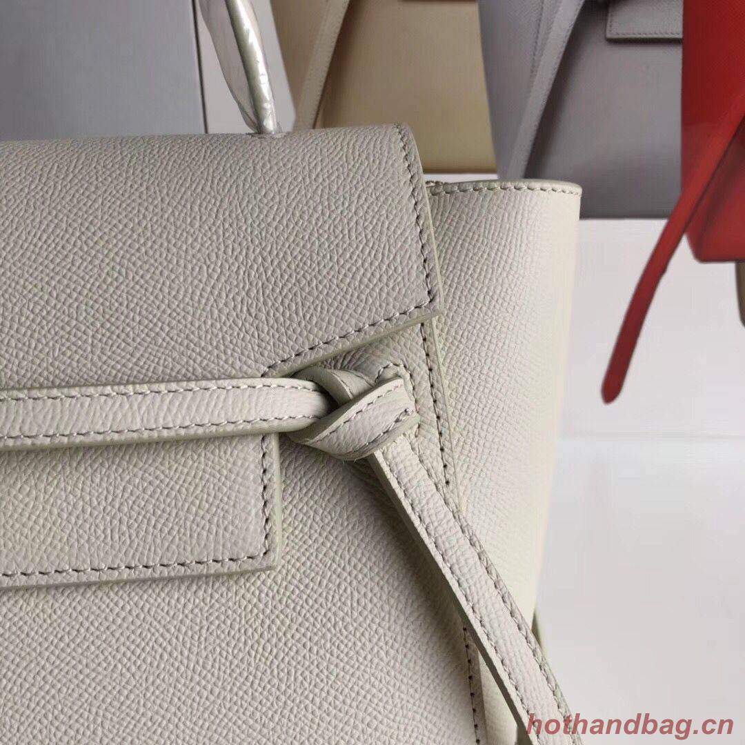 Celine NANO BELT BAG IN GRAINED CALFSKIN 99970 Offwhite Celine NANO BELT BAG IN GRAINED CALFSKIN 99970 Offwhite