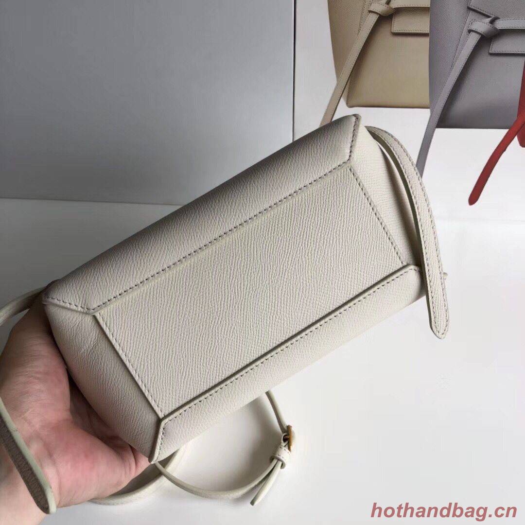 Celine NANO BELT BAG IN GRAINED CALFSKIN 99970 Offwhite Celine NANO BELT BAG IN GRAINED CALFSKIN 99970 Offwhite