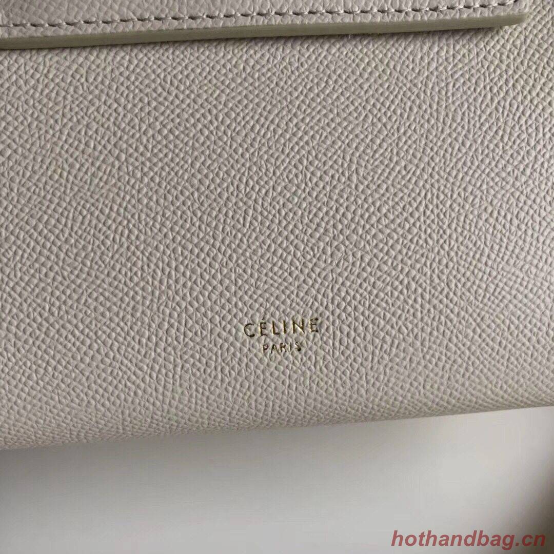 Celine NANO BELT BAG IN GRAINED CALFSKIN 99970 Offwhite Celine NANO BELT BAG IN GRAINED CALFSKIN 99970 Offwhite