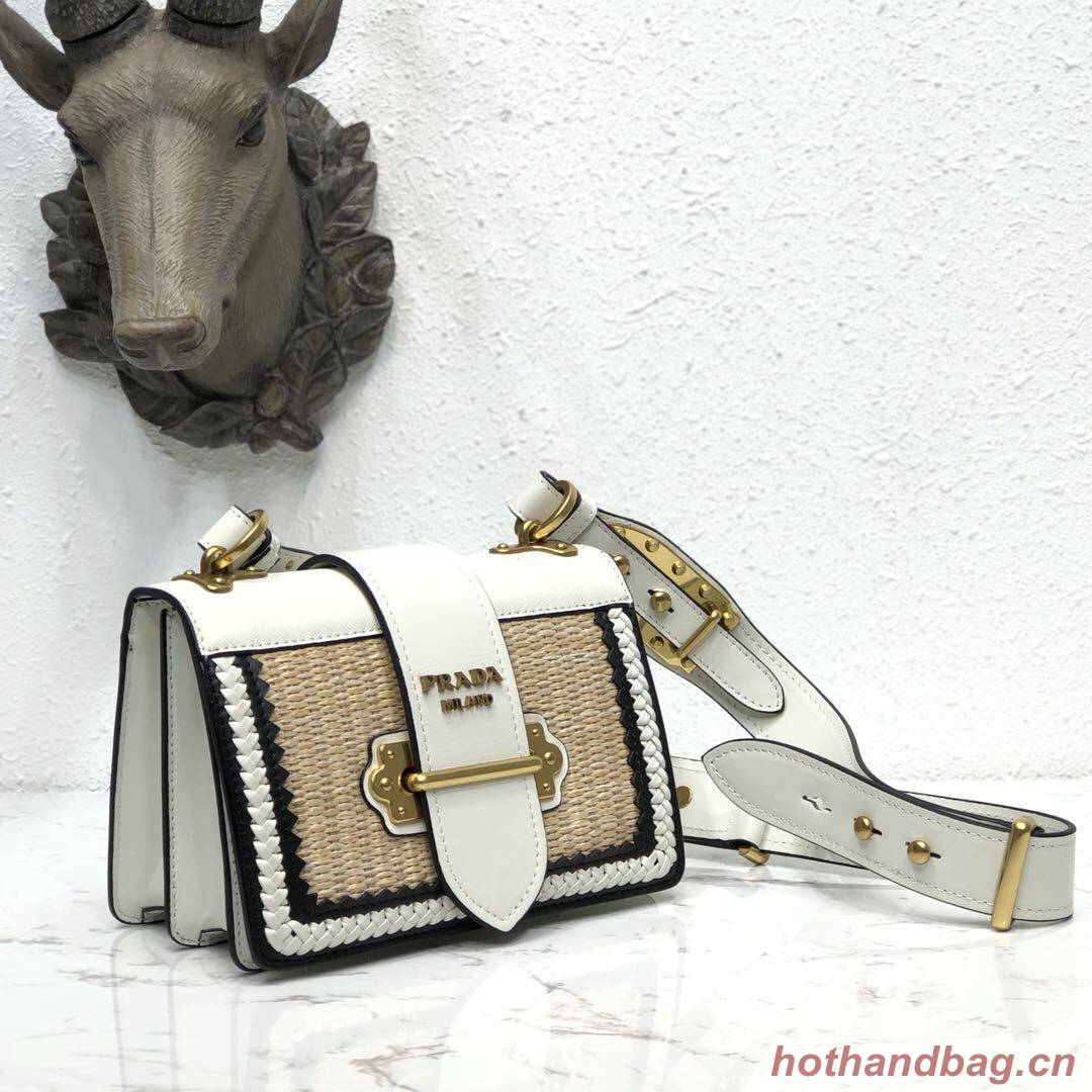 Prada Top Qualiyt Bag 1BA215 White Prada Top Qualiyt Bag 1BA215 White