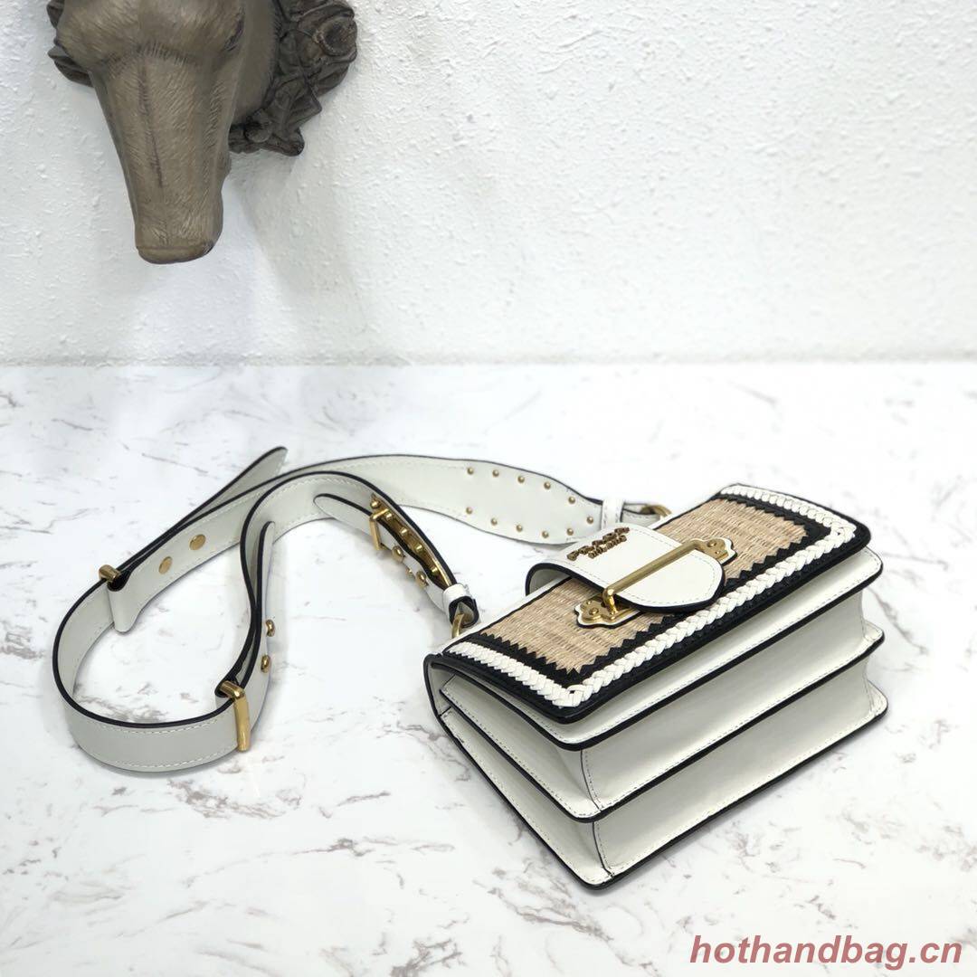 Prada Top Qualiyt Bag 1BA215 White Prada Top Qualiyt Bag 1BA215 White
