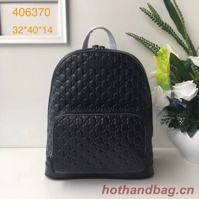 GUCCI GG Soho Leather backpack 406370 Black