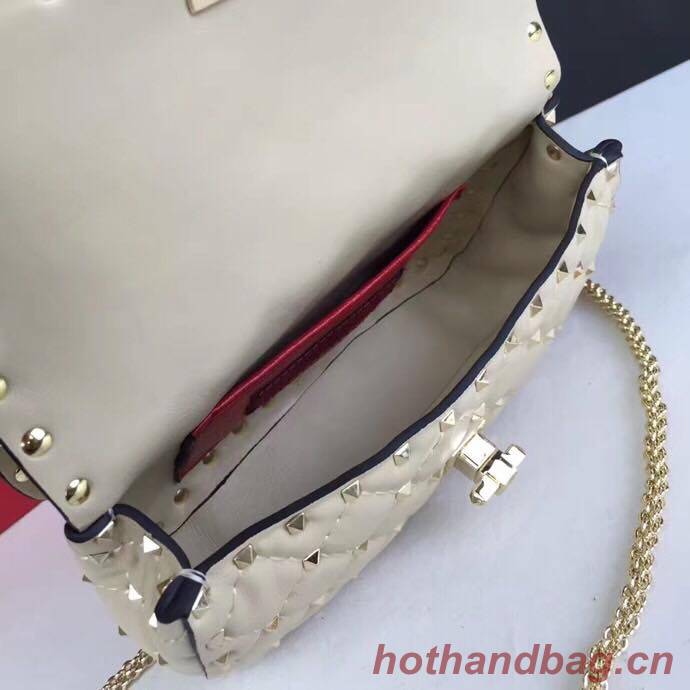 VALENTINO leather bag 0051 White VALENTINO leather bag 0051 White
