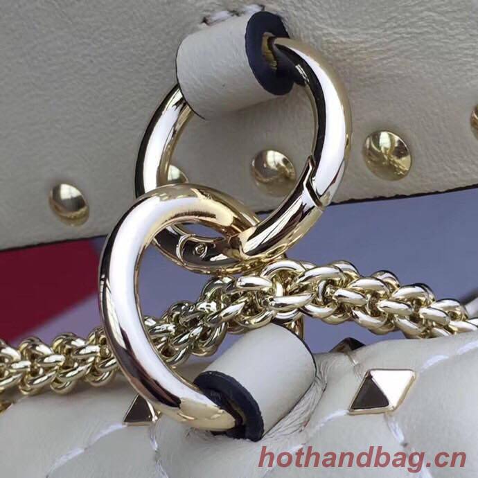 VALENTINO leather bag 0051 White VALENTINO leather bag 0051 White