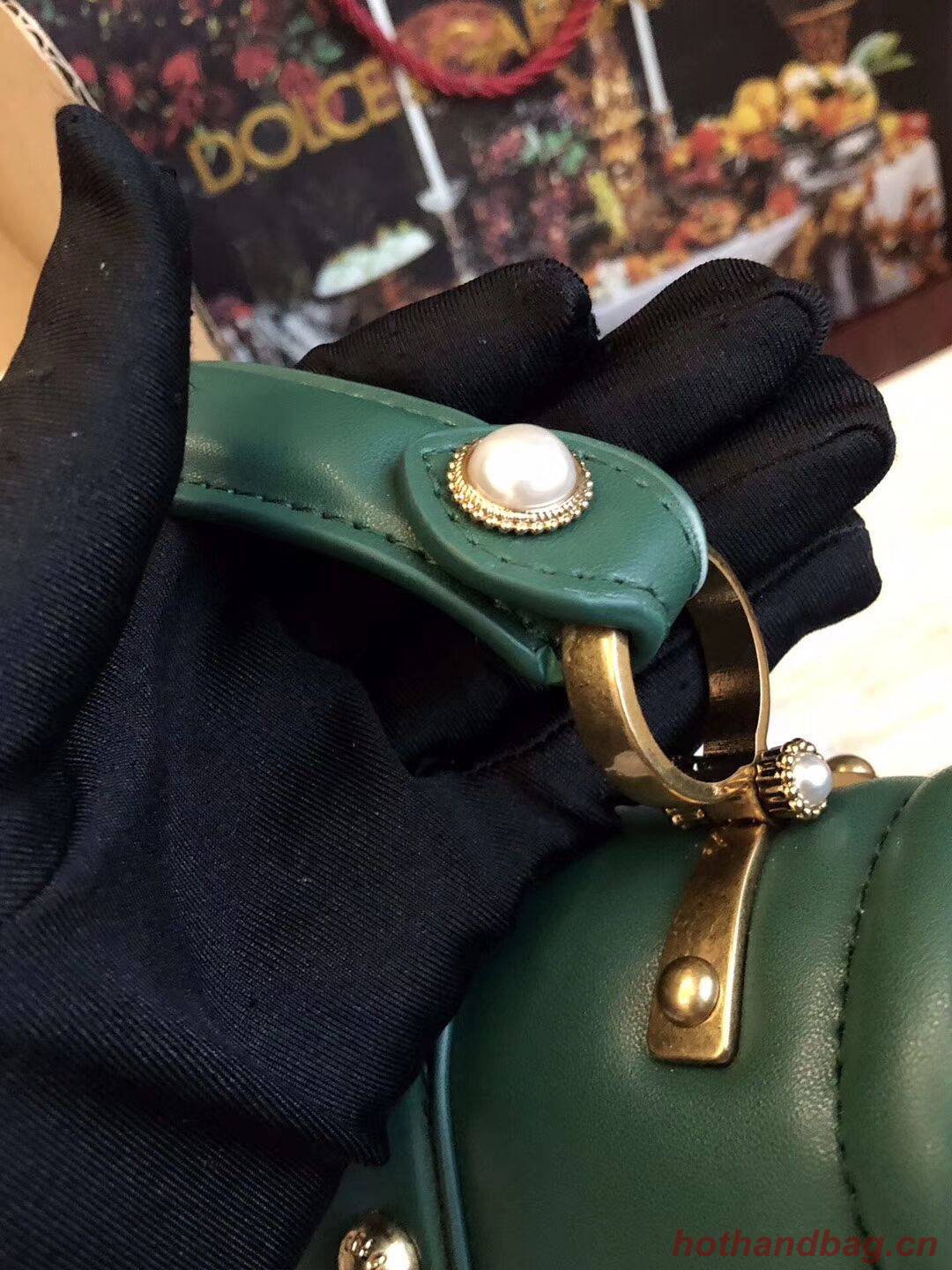 Dolce & Gabbana Origianl Leather Bag 4916 Green Dolce & Gabbana Origianl Leather Bag 4916 Green